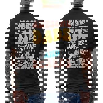 Awesome Dads Have Tattoos Tattooed Dad Fathers Day Men's T-shirt Back Print - Thegiftio UK