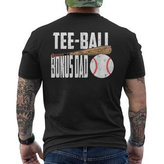 Mens Ball Bonus Dad Vintage Ball Tball Bonus Dad Men's T-shirt Back Print - Seseable