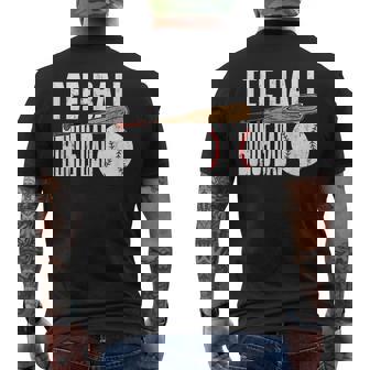 Mens Ball Bonus Dad Vintage Ball Tball Bonus Dad Men's T-shirt Back Print - Seseable