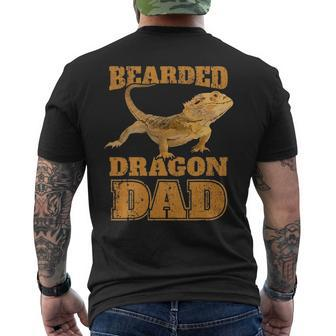 Bearded Dragon Bearded Dragon Dad Papa V2 Men's T-shirt Back Print - Seseable