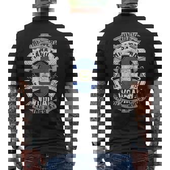 Behind Every Nicaraguan Man Nicaragua Men's Back Print T-shirt | Mazezy