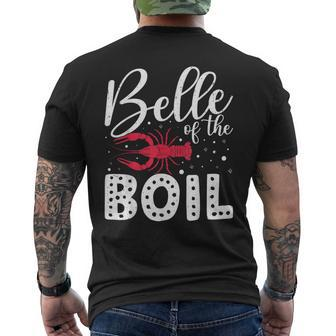 Belle Of The Boil Crawfish Cajun Crayfish Party Season Men's Back Print T-shirt | Mazezy