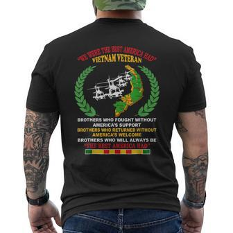 We Were The Best America Had Vietnam Veteran Brothers Who Men's T-shirt Back Print - Seseable