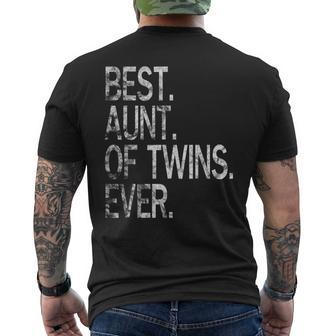 Best Aunt Of Twins Ever Party Ever Gift Mens Back Print T-shirt - Seseable
