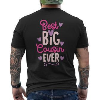 Best Big Cousin Ever For Girls And Boys Mens Back Print T-shirt - Seseable