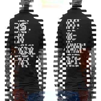 Best Big Cousin Ever Funny Cool Gift Christmas Mens Back Print T-shirt - Seseable
