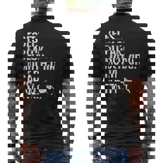 Mens Best Black Mouth Cur Dad Ever - Cool Dog Owner Men's T-shirt Back Print - Seseable