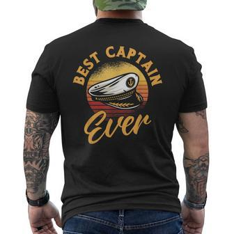 Best Captain Ever Captain Boating Mens Back Print T-shirt - Seseable