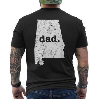Best Dad Alabama T T For Dad Men's Back Print T-shirt | Mazezy