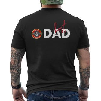 Best Dad Fire Fighter Volunr Father Days Men's T-shirt Back Print - Seseable