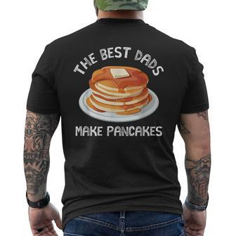 The Best Dads Make Pancakes T Shirt For Fathers Day Men's Back Print T-shirt | Mazezy