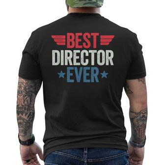 Best Director Ever Mens Back Print T-shirt - Seseable