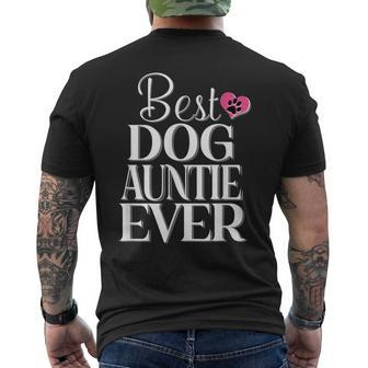 Best Dog Auntie Ever Funny Dog Mens Back Print T-shirt - Seseable