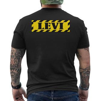 Best Gift For Men Named Levi Boy Name Mens Back Print T-shirt - Seseable