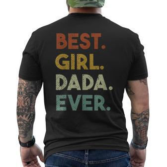 Best Girl Dada Ever Gifts For Girl Dads New Dad 2023 Gift For Mens Mens Back Print T-shirt - Seseable