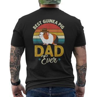 Best Guinea Pig Dad Ever Funny Guinea Pigs Lover Owner Mens Mens Back Print T-shirt - Seseable