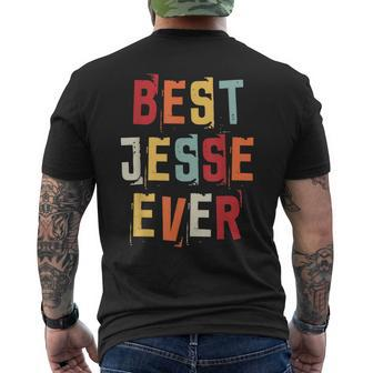 Best Jesse Ever Popular Retro Birth Names Jesse Costume Mens Back Print T-shirt - Seseable