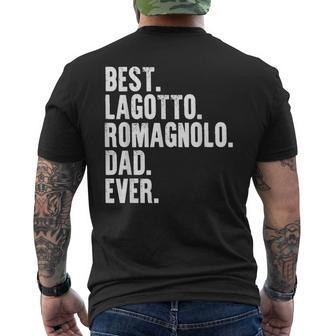 Best Lagotto Romagnolo Dad Ever Dog Owner Daddy Father Men's Back Print T-shirt | Mazezy