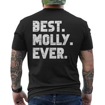 Best Molly Ever Popular Birth Names Molly Costume Mens Back Print T-shirt - Seseable