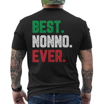 Best Nonno Ever Funny Quote Gift Christmas Mens Back Print T-shirt - Seseable