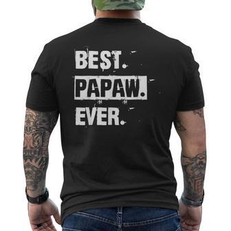 Best Papaw Ever Cool Funny Hallothanksmas Mens Back Print T-shirt - Seseable