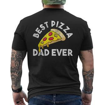 Best Pizza Dad Ever Mens Back Print T-shirt - Seseable