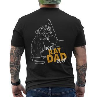 Best Rat Dad Ever Best Rat Dad Gifts Rat Gift For Mens Mens Back Print T-shirt - Seseable