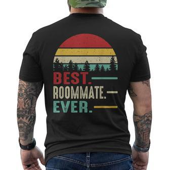 Best Roommate Ever Cool Retro Vintage Roommate Birthday Gift Mens Back Print T-shirt - Seseable