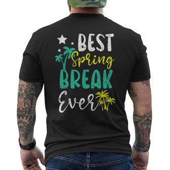 Best Spring Break Ever Summer Vacation Beach Mens Back Print T-shirt - Seseable