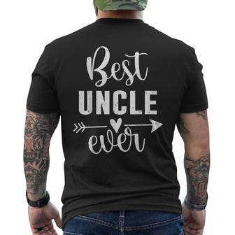 Best Uncle Ever Fathers Day Present For Uncle Relative Men Mens Back Print T-shirt - Seseable