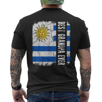 Best Uruguayan Grandpa Ever Uruguay Grandpa Fathers Day Mens Back Print T-shirt - Seseable