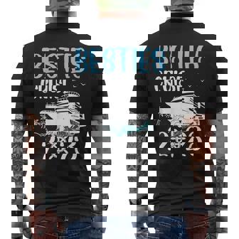 Besties Cruise Trip 2023 Travel Besties Trip Cruising Men's Back Print T-shirt | Mazezy