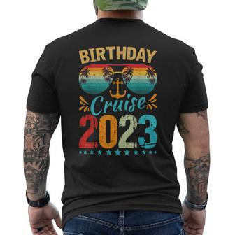Birthday Cruise Squad Birthday Party Cruise Squad 2023 Men's T-shirt Back Print