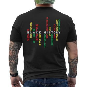Black History African Blm Melanin Bhm Pride Men's T-shirt Back Print - Seseable