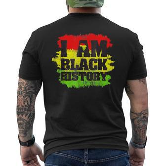 I Am Black History Month African Pride Black Every Month V2 Men's T-shirt Back Print - Seseable