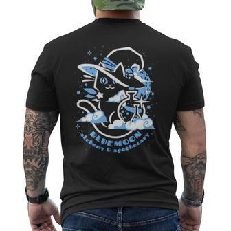 Blue Moon Alchemy And Apothecary Men's Back Print T-shirt | Mazezy