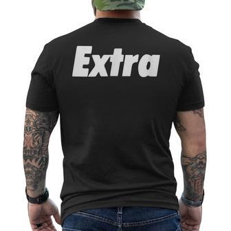 Box Streetwear Aesthetic So Extra Men's Crewneck Short Sleeve Back Print T-shirt - Seseable