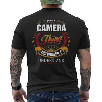 Camera Family Crest Camera Camera Clothing Camera T Camera T For The Camera Men's T-shirt Back Print - Seseable
