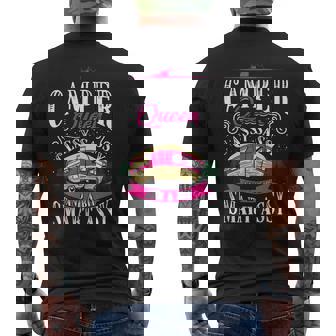 Camper Queen Classy Sassy And A Bit Smart Assy Camping Mens Back Print T-shirt | Mazezy