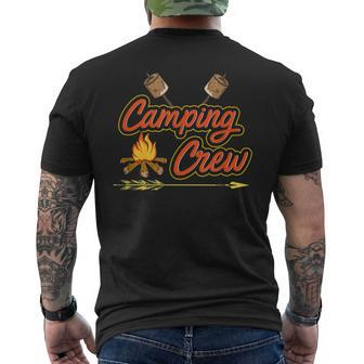 Camping Matching For Family Camper Group Camping Crew Men's T-shirt Back Print - Seseable