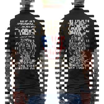 Campos Name Gift Im The Crazy Campos Mens Back Print T-shirt - Seseable