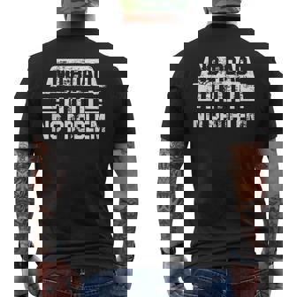 Car Enthusiast & Mechanic No Road No Problem Mens Back Print T-shirt | Mazezy