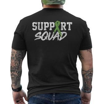 Cerebral Palsy Awareness Month Support Squad Brain Damage Cp Men's T-shirt Back Print - Seseable