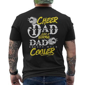 Cheer Dad Daddy Father Day Sport Cheerleader V2 Men's T-shirt Back Print - Seseable