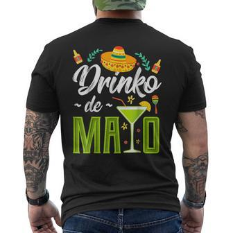 Cinco De Mayo Drinko De Mayo Fiesta Mexican Men's T-shirt Back Print - Thegiftio UK