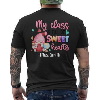 My Class Is Full Of Sweet Hearts V2 Men's T-shirt Back Print - Seseable