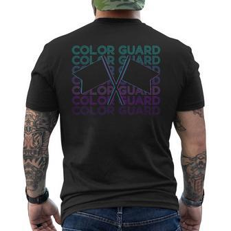 Color Guard Colour Guard Retro Men's Back Print T-shirt | Mazezy AU