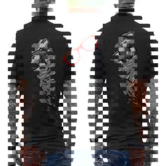 Congo African Grey Parrot Men's Back Print T-shirt | Mazezy