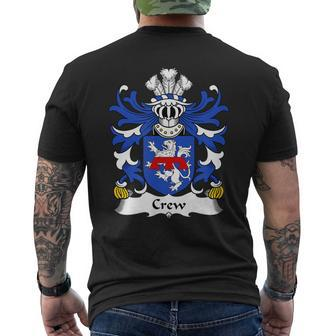 Crew Coat Of Arms Family Crest Mens Back Print T-shirt - Seseable