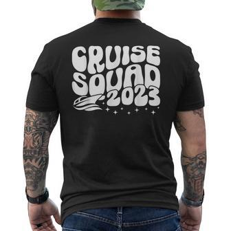 Cruise Squad 2023 Summer Vacation Family Friend Travel Group Men's Back Print T-shirt | Mazezy